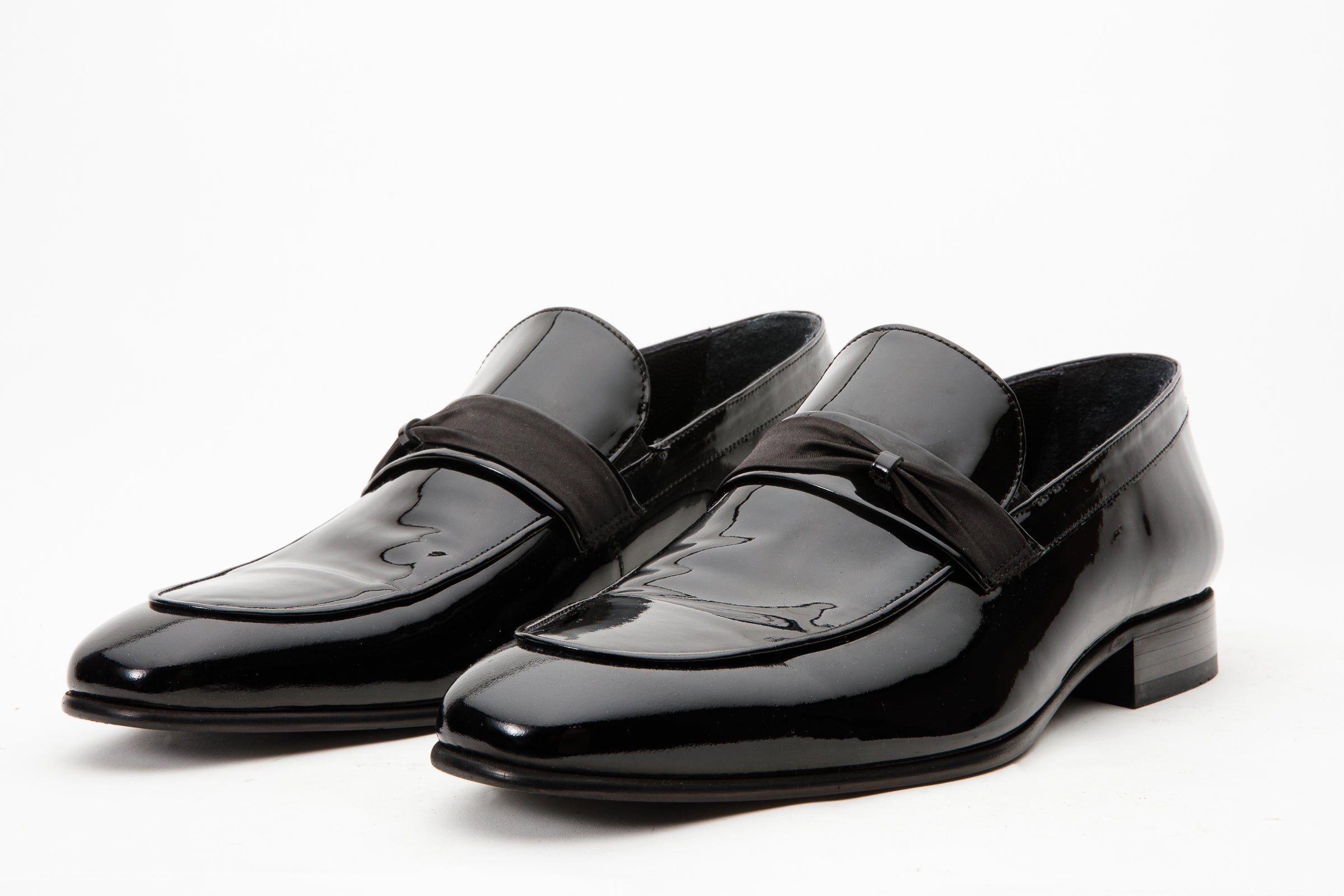 The Dodoma Black Patent Leather Loafer Men Shoe