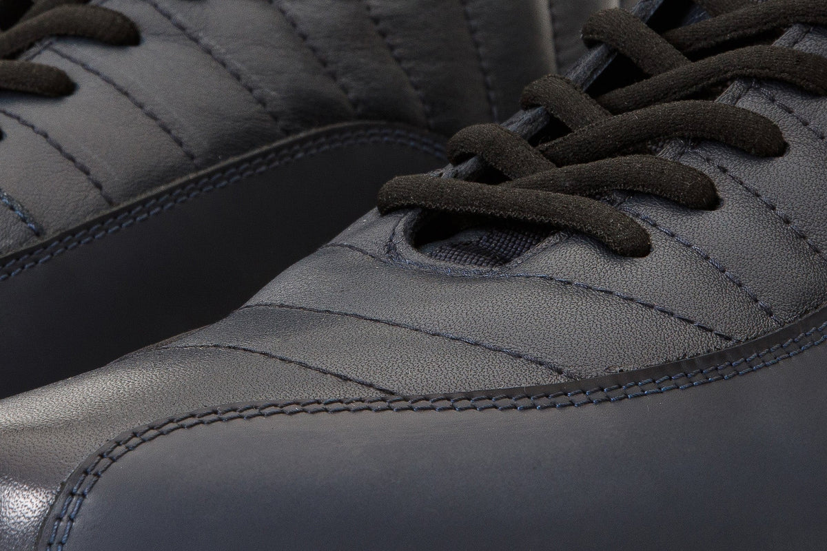 Vinci Leather The Merter Navy Blue Leather Casual Lace-Up Men Boot Final Sale! – product view 3