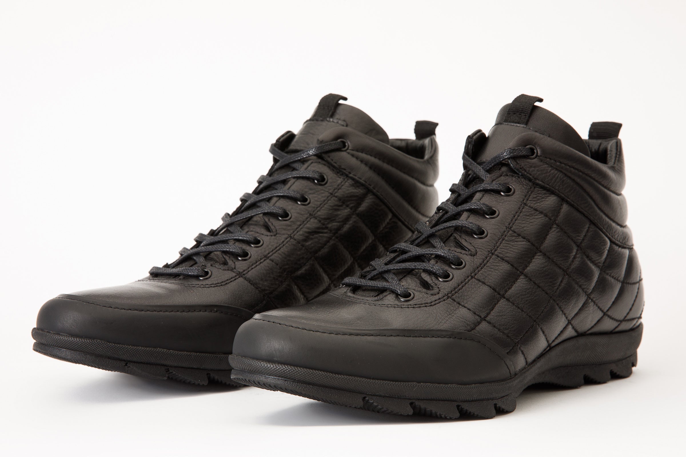 The Riga Black Leather Casual Lace-Up Men Boots Final Sale!