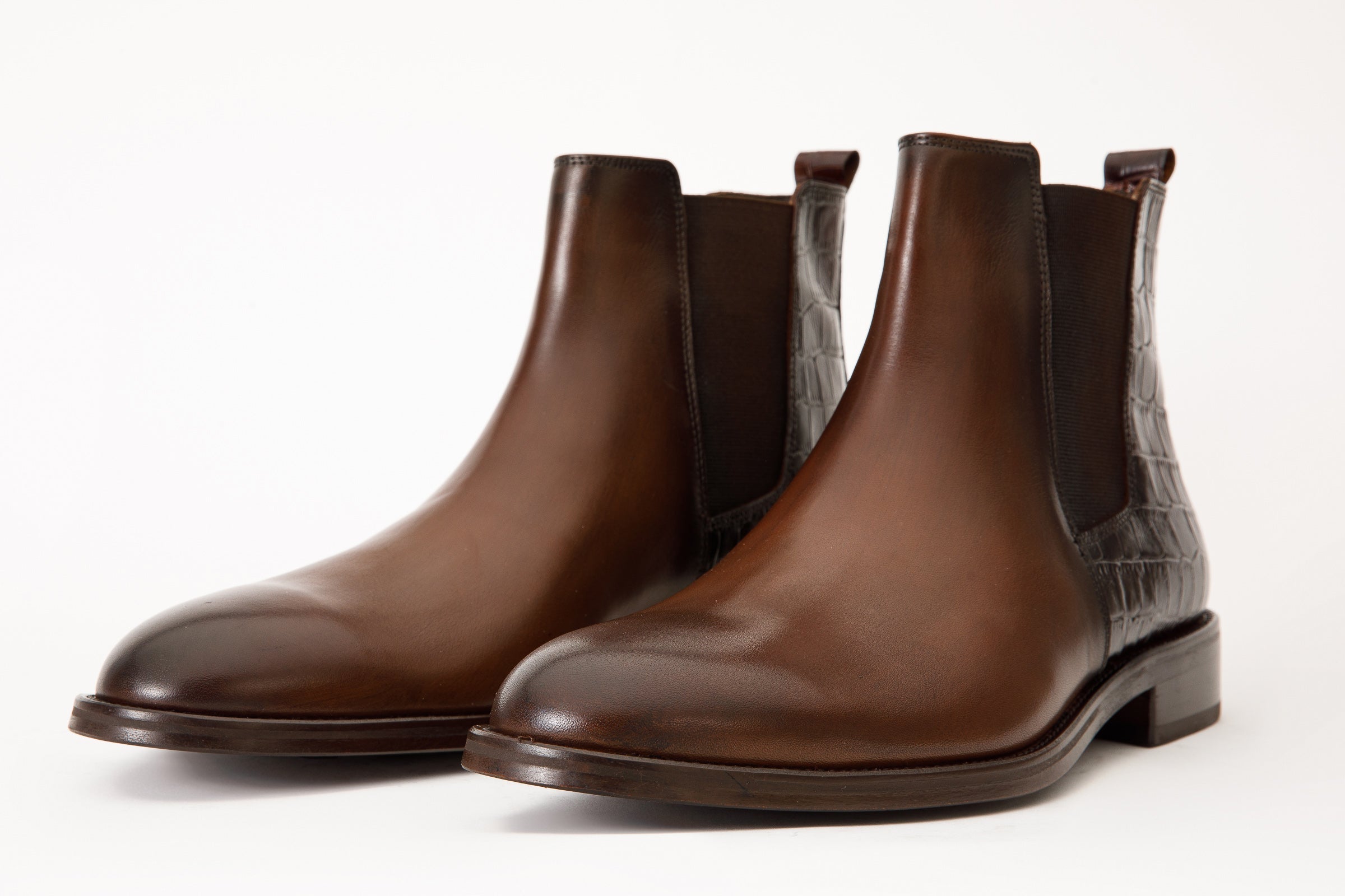The Manby Brown Leather Chelsea Men Boot Final Sale!