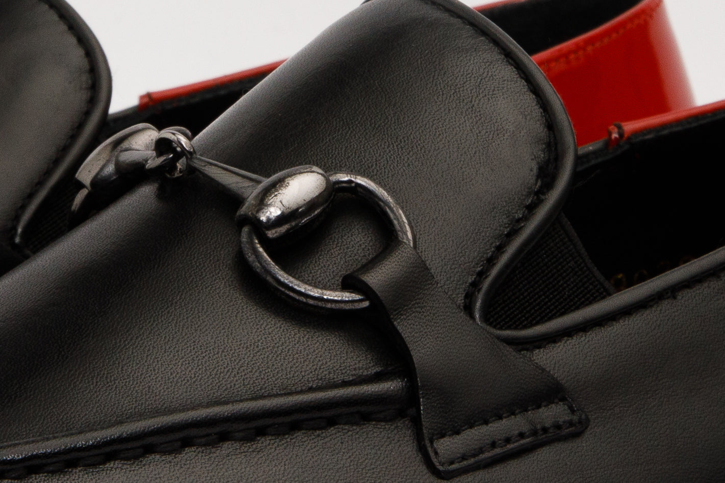 The Maratea Black Leather shoe Bit Loafer Men Shoe