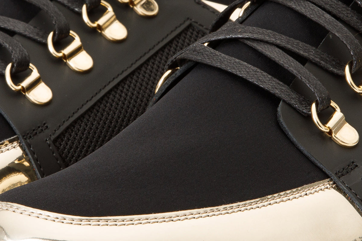 Vinci Leather The Emir Gold Leather Men Sneaker Limited Edition – product view 3