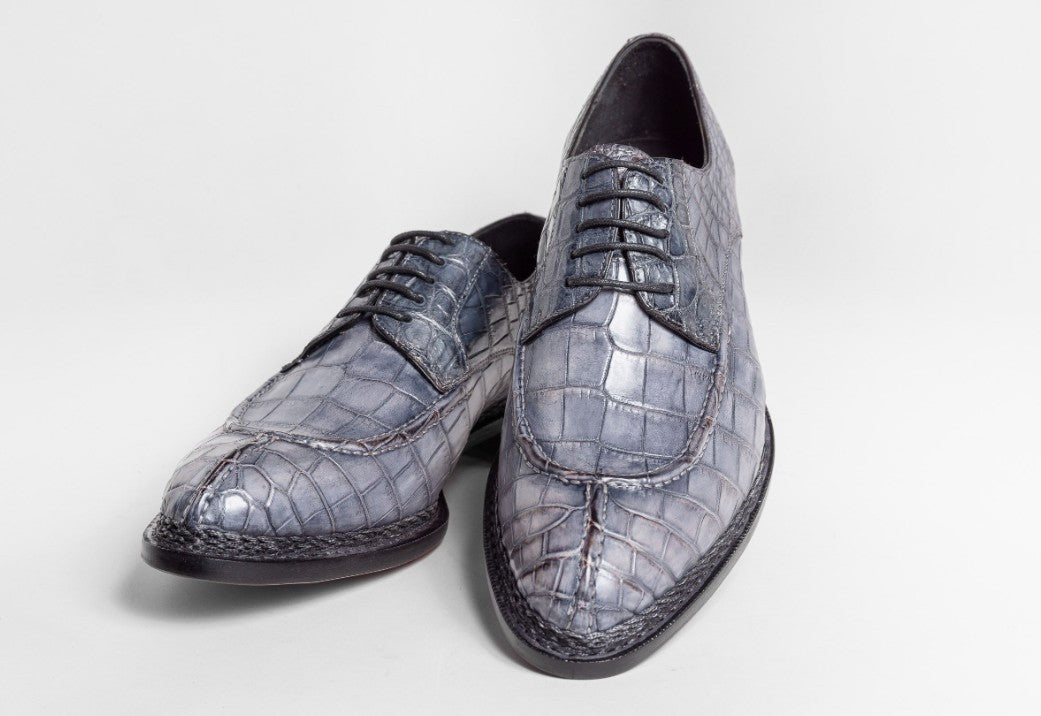 Maurice Dallas Alligator Oxford - Grey – product view 1