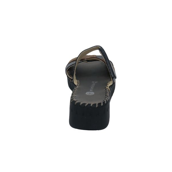 Eric Michael Darien Women’s Leather Wedge Sandal