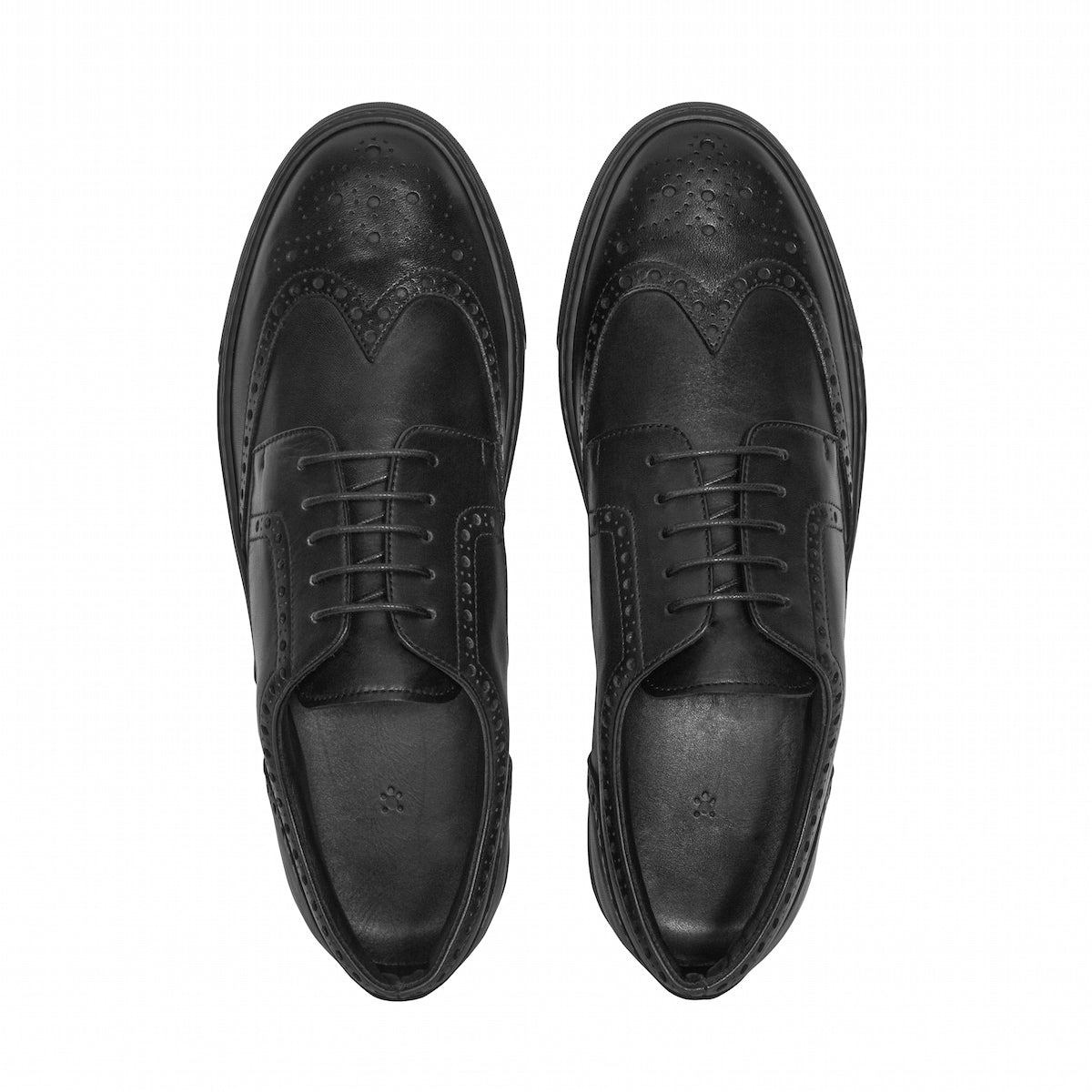 Men's Don Giovanni Wingtips - Black – top view