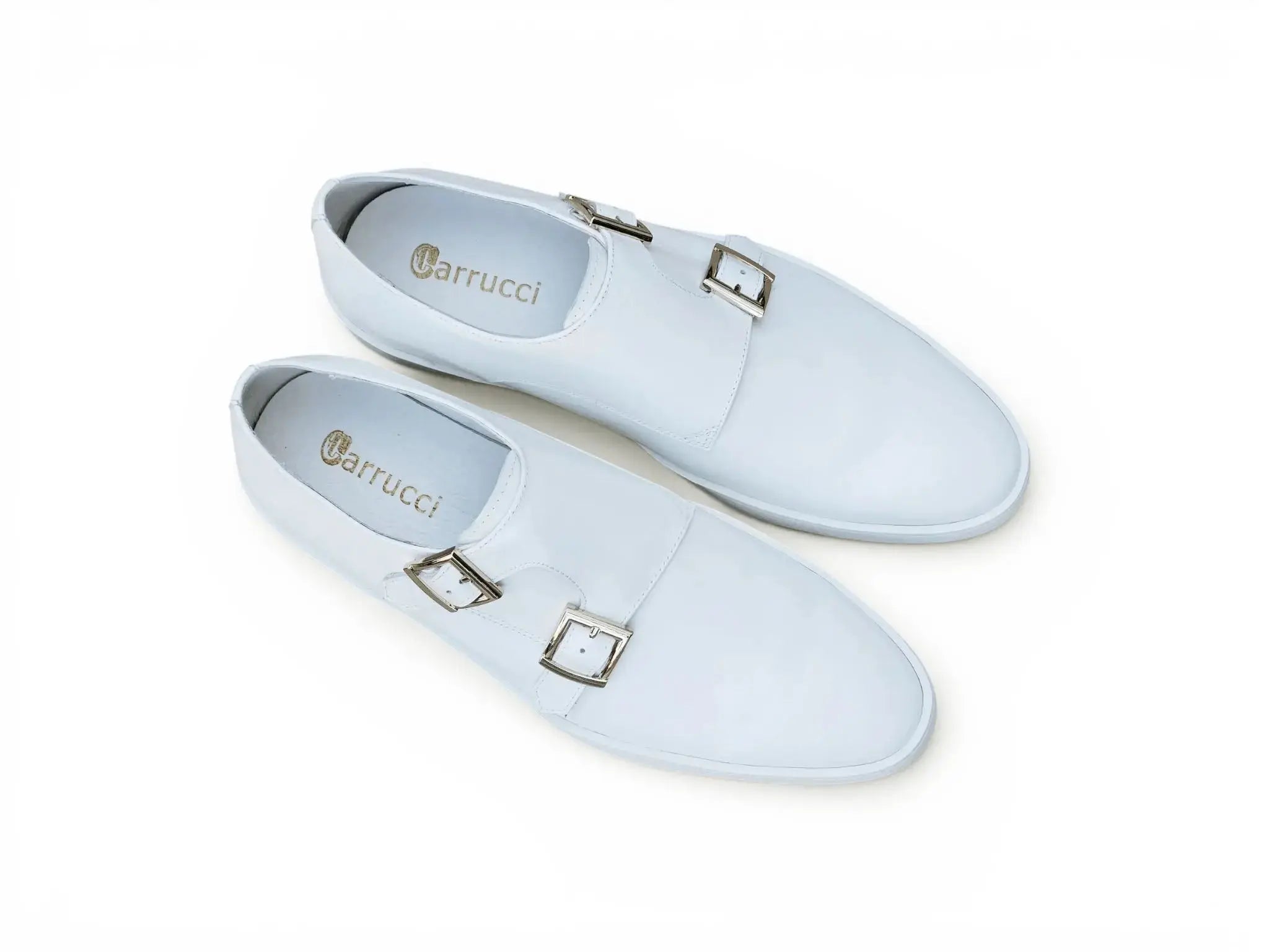Carrucci Shoes Men's Double Monk Strap Leather Sneaker Comfort KS529 03