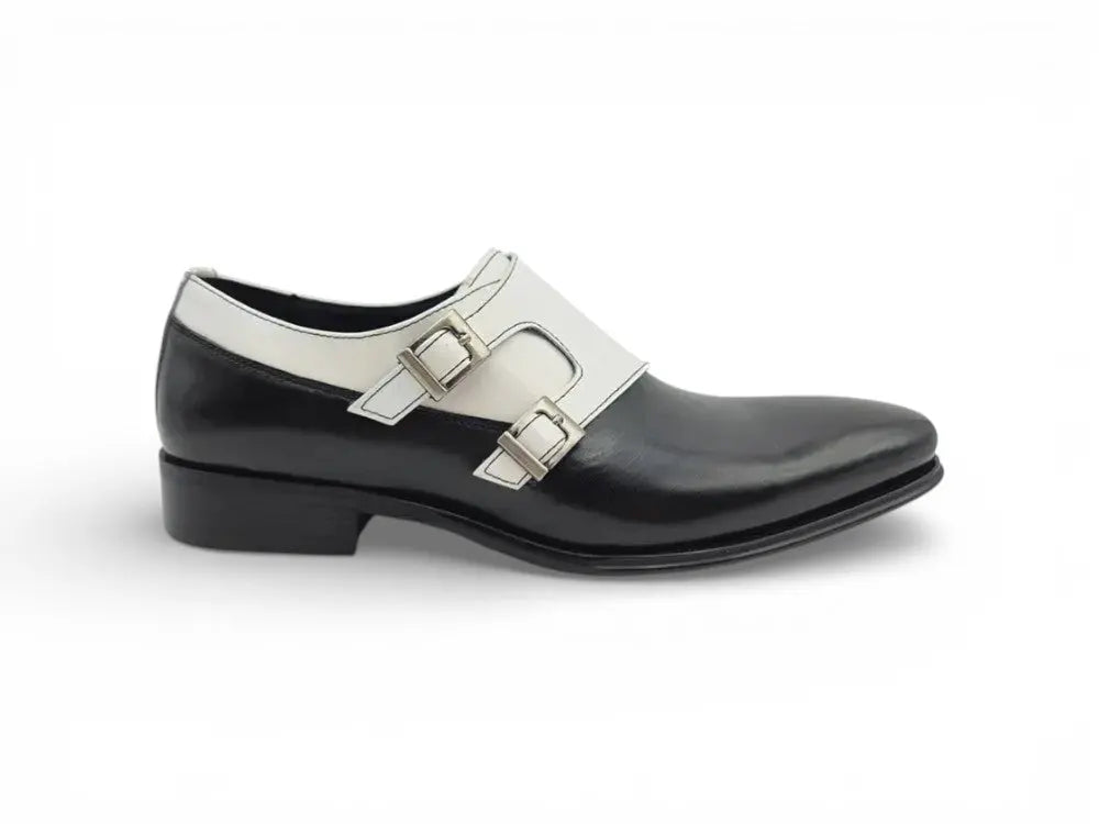 Carrucci Shoes Double Monk Straps Calfskin Leather KS099 3003 view 13
