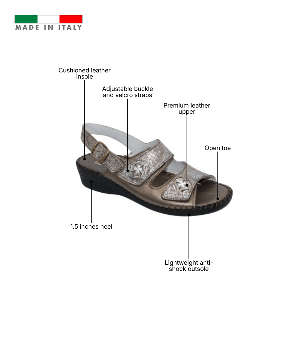 Dusty Women’s Slingback Leather Sandal