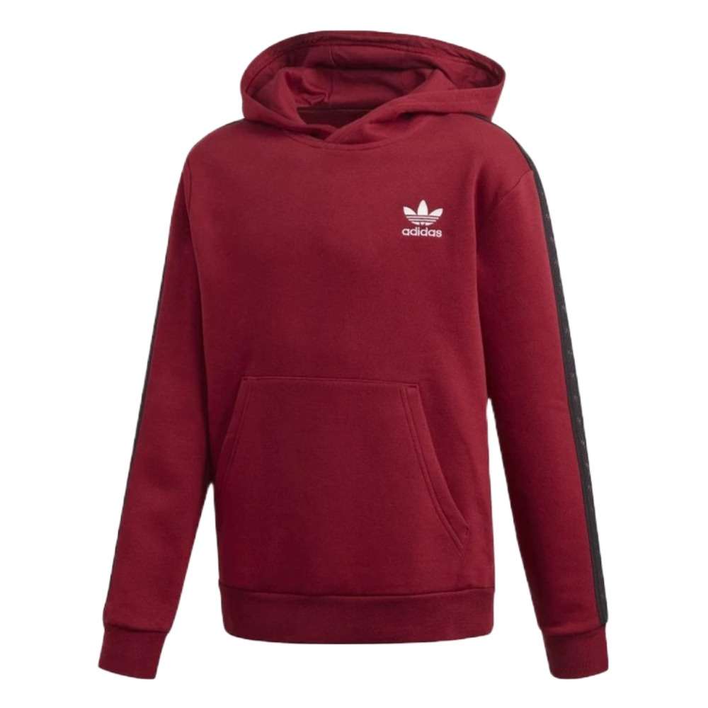 adidas Originals Kids Tape Hooded Sweatshirt - Burgundy