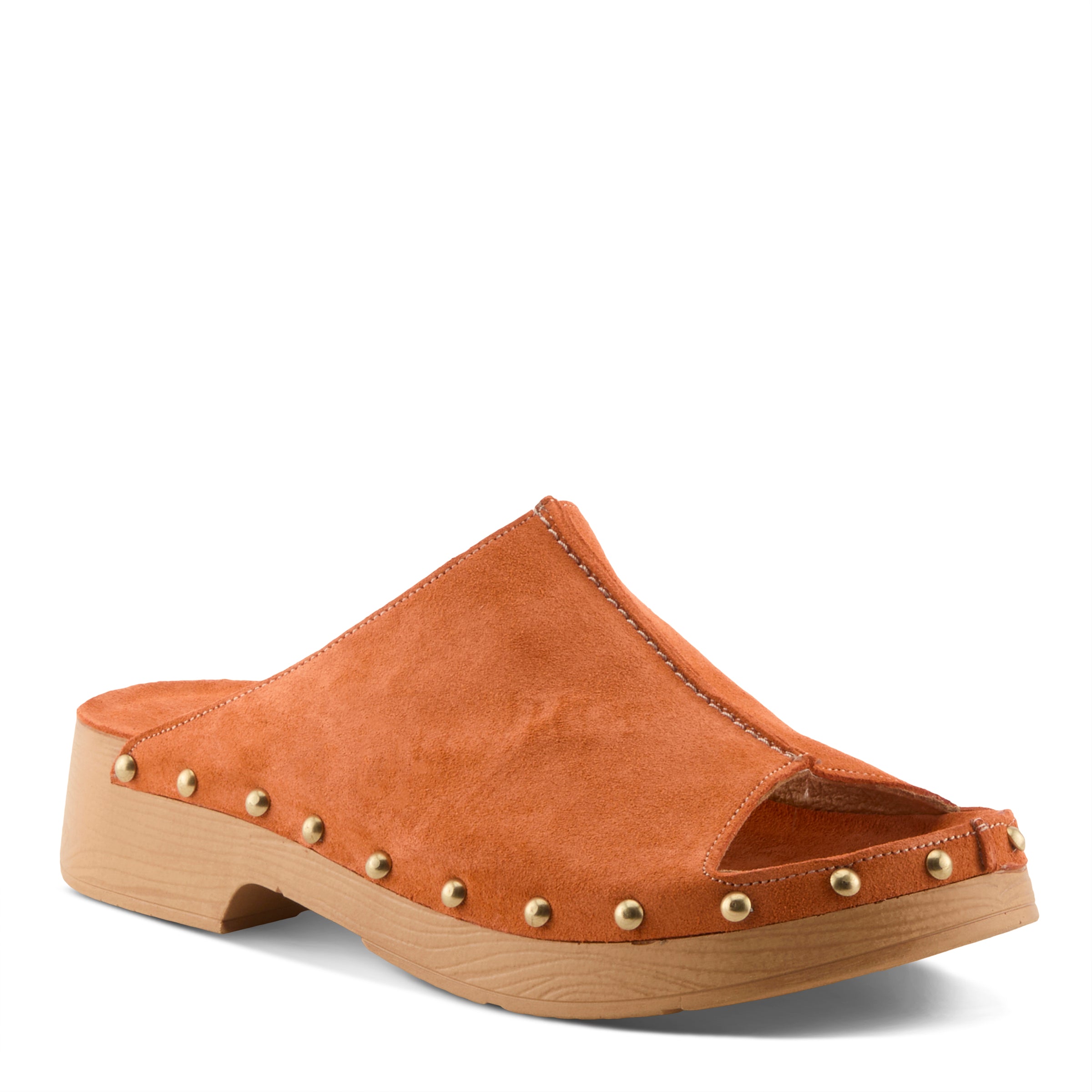 Spring Step SPRING STEP EMBERLYN SANDALS sandal in coral suede with comfortable everyday design