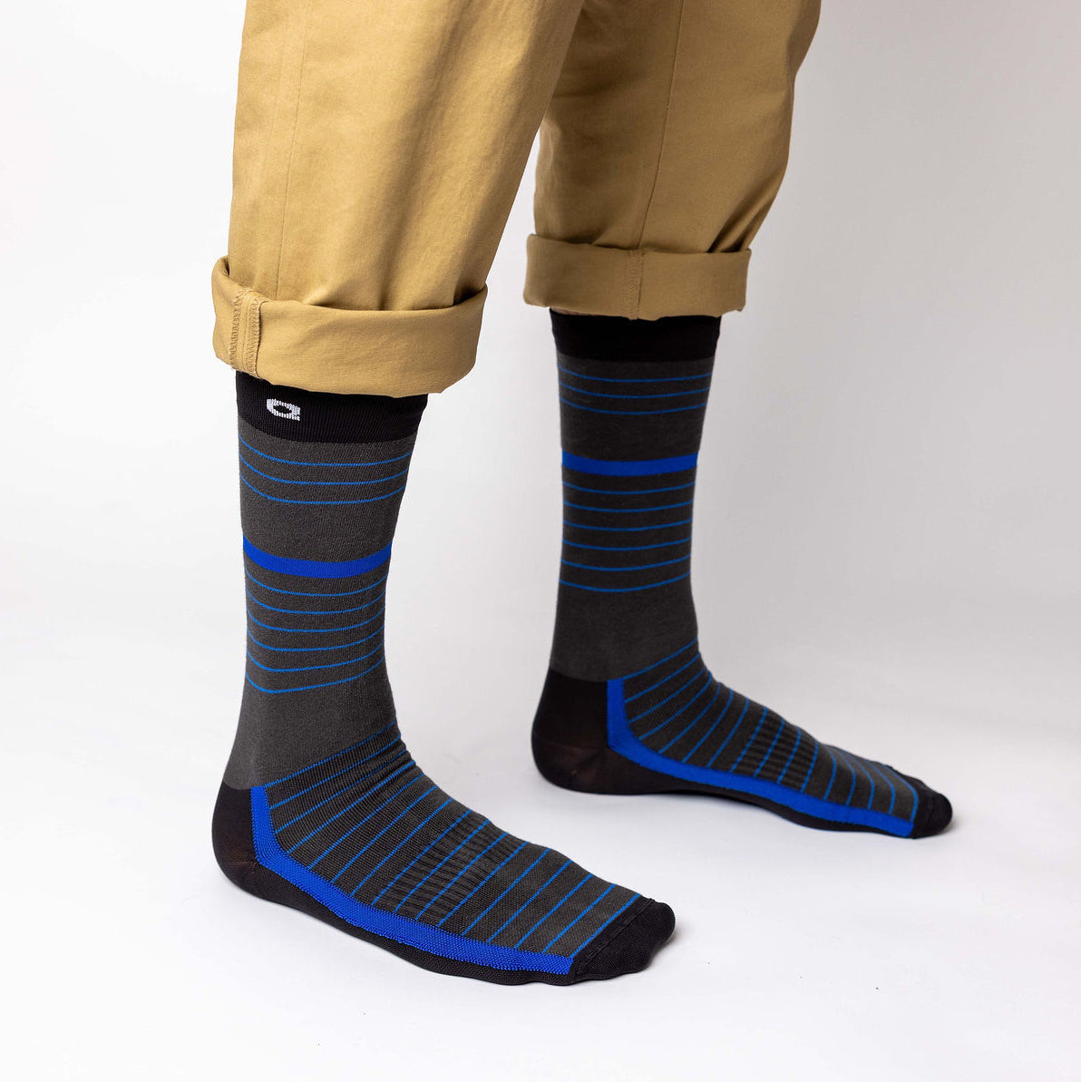 Pinstripe Crew Sock – product view 6