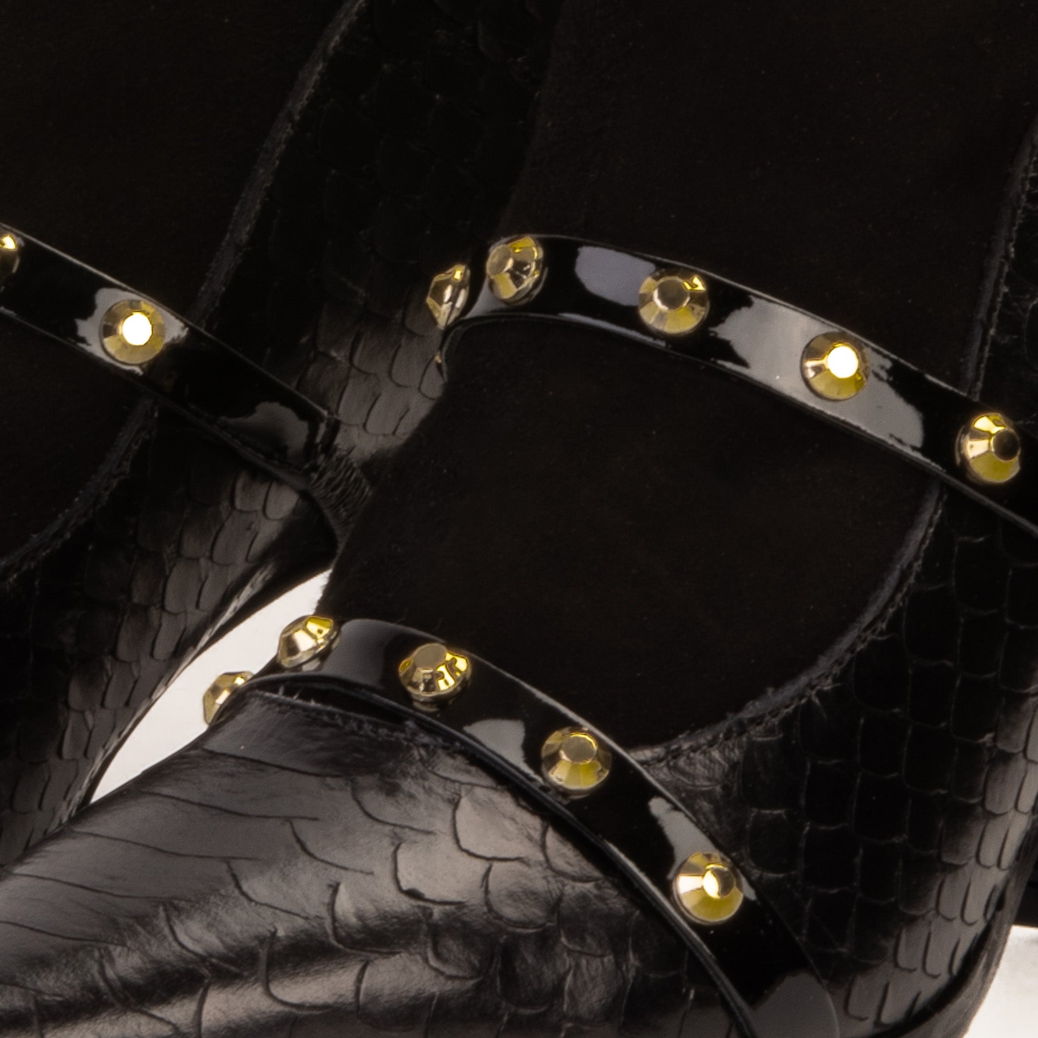 The Valentina Black Leather Block Heel Women Boot