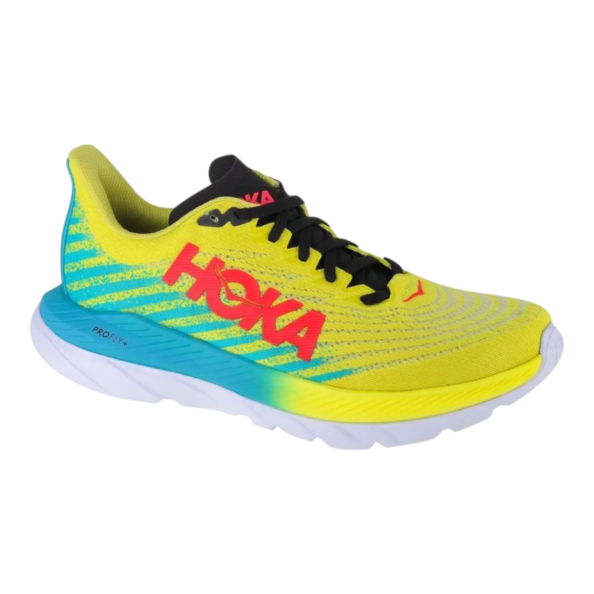Hoka Men’s Mach 5 Running Shoes – Evening Primrose / Blue