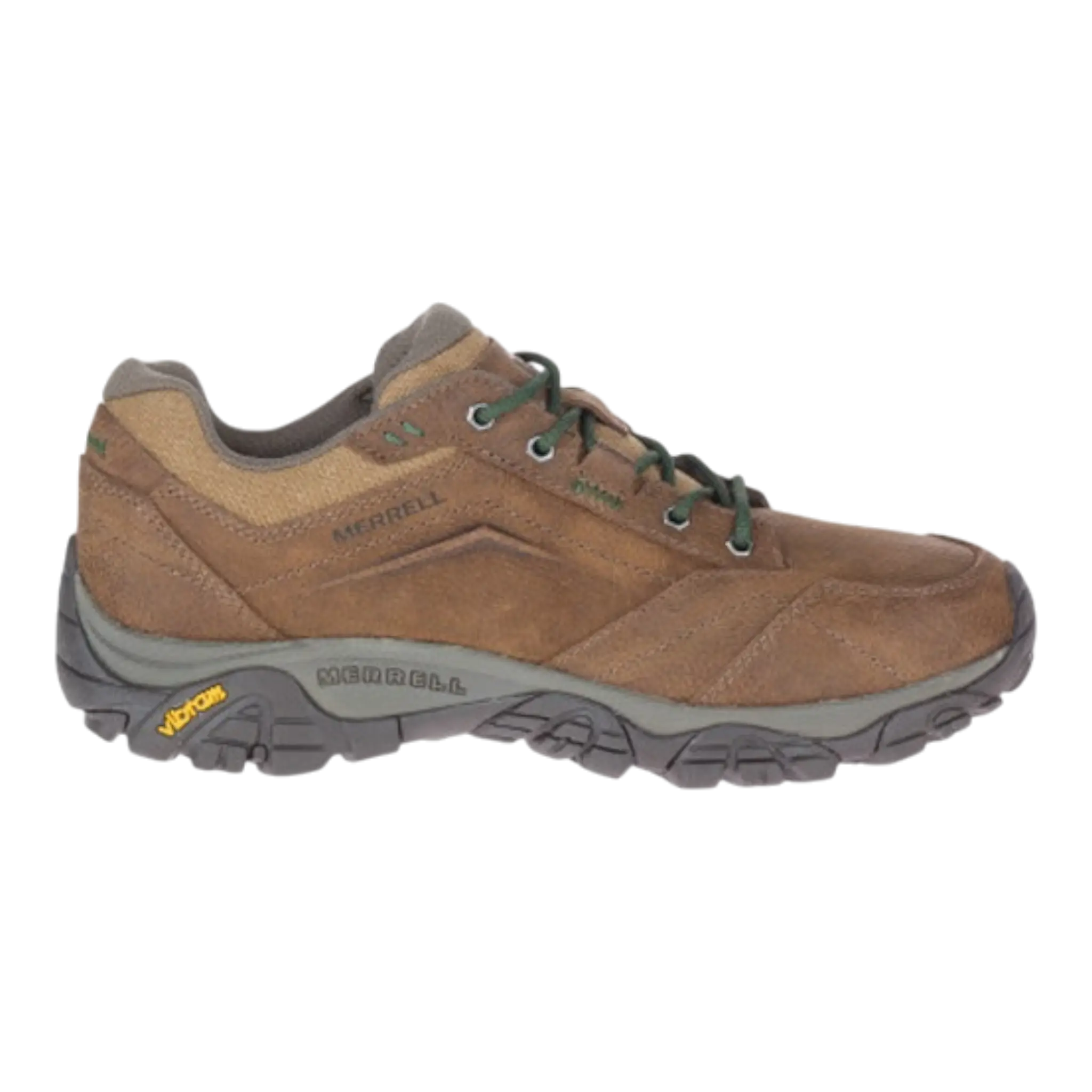 Merrell Moab Adventure 3 Men's Hiking Shoes — Earth Green Leather