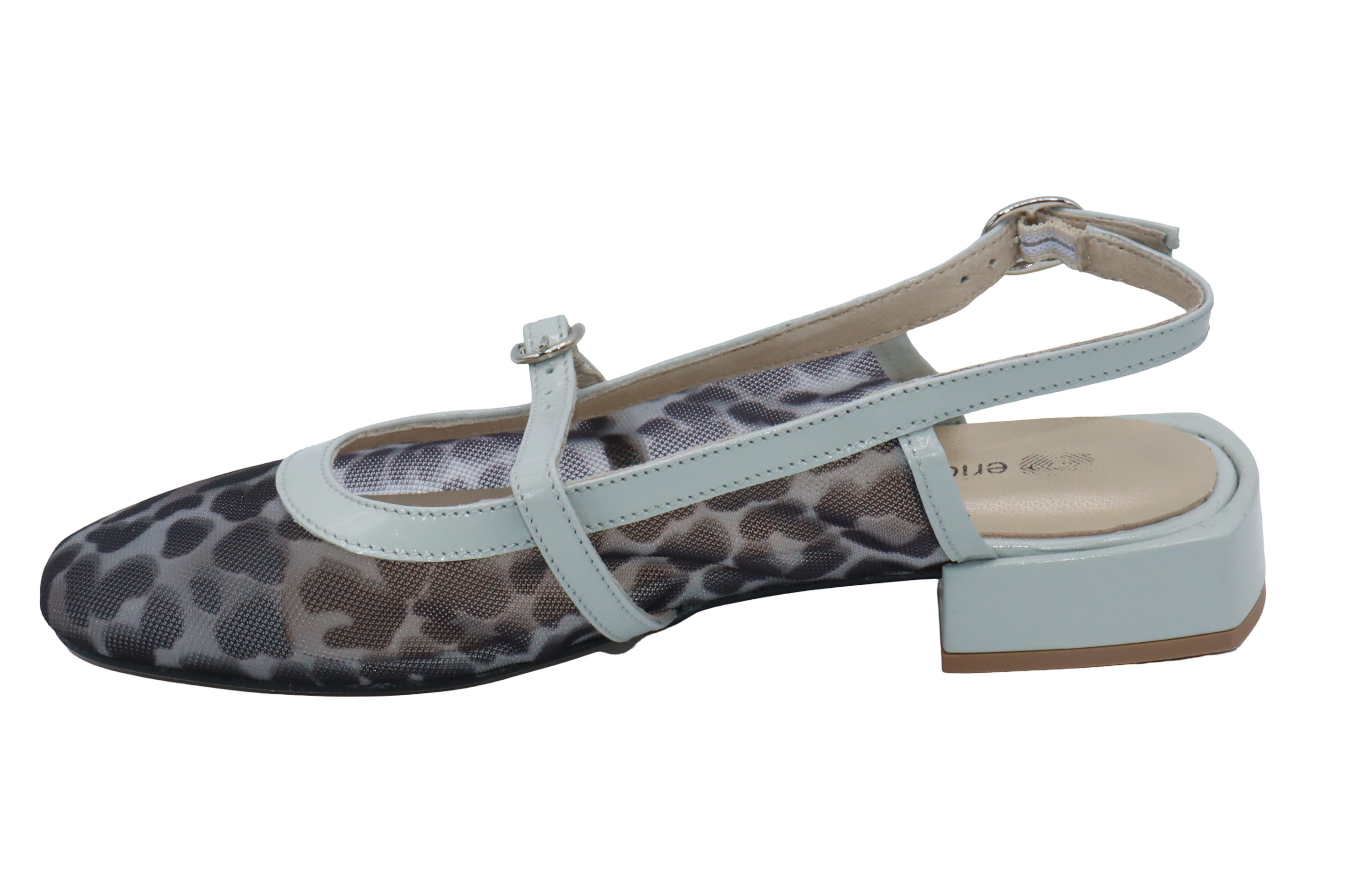 Eric Michael Elke Leather Slingback Sandal
