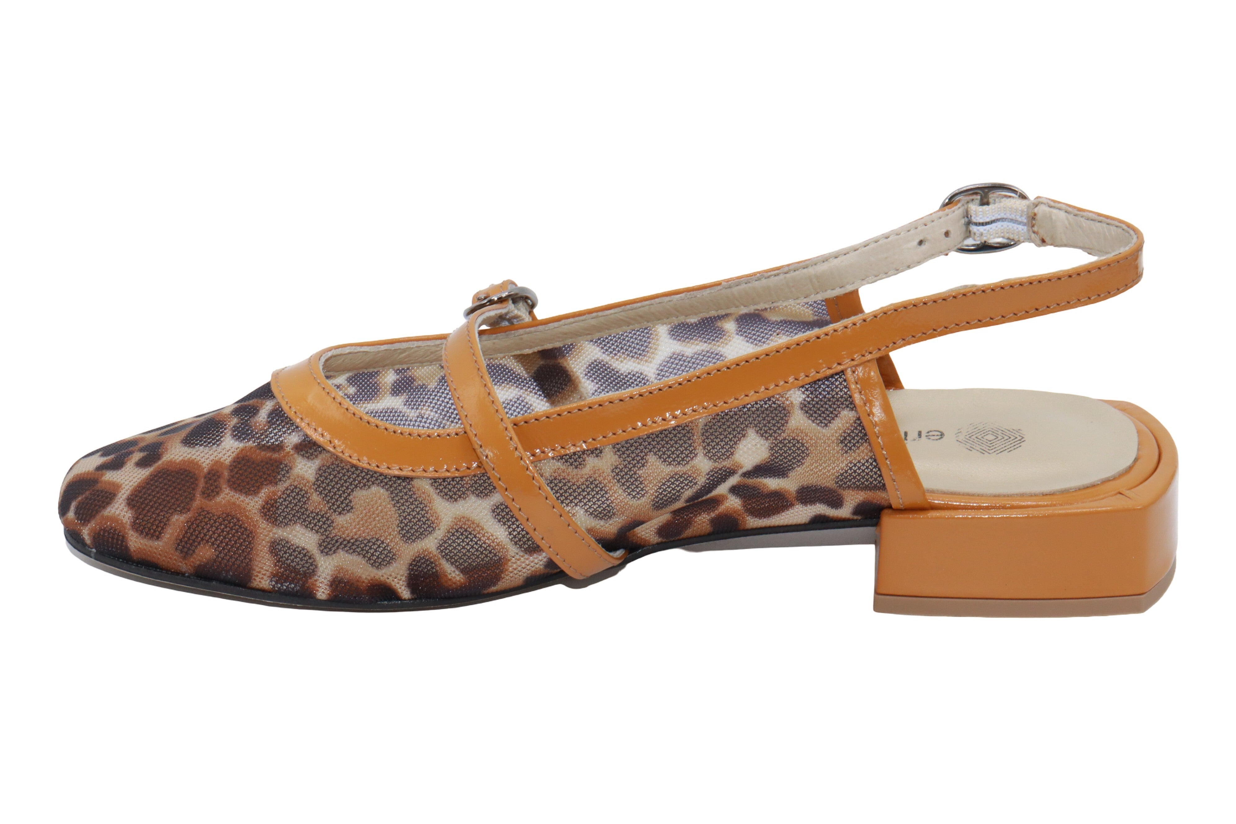 Eric Michael Elke Leather Slingback Sandal