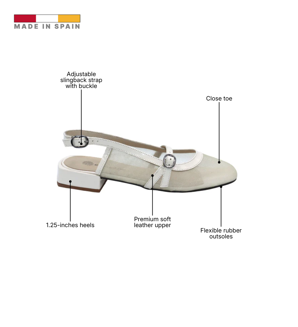 Eric Michael Elke Leather Slingback Sandal