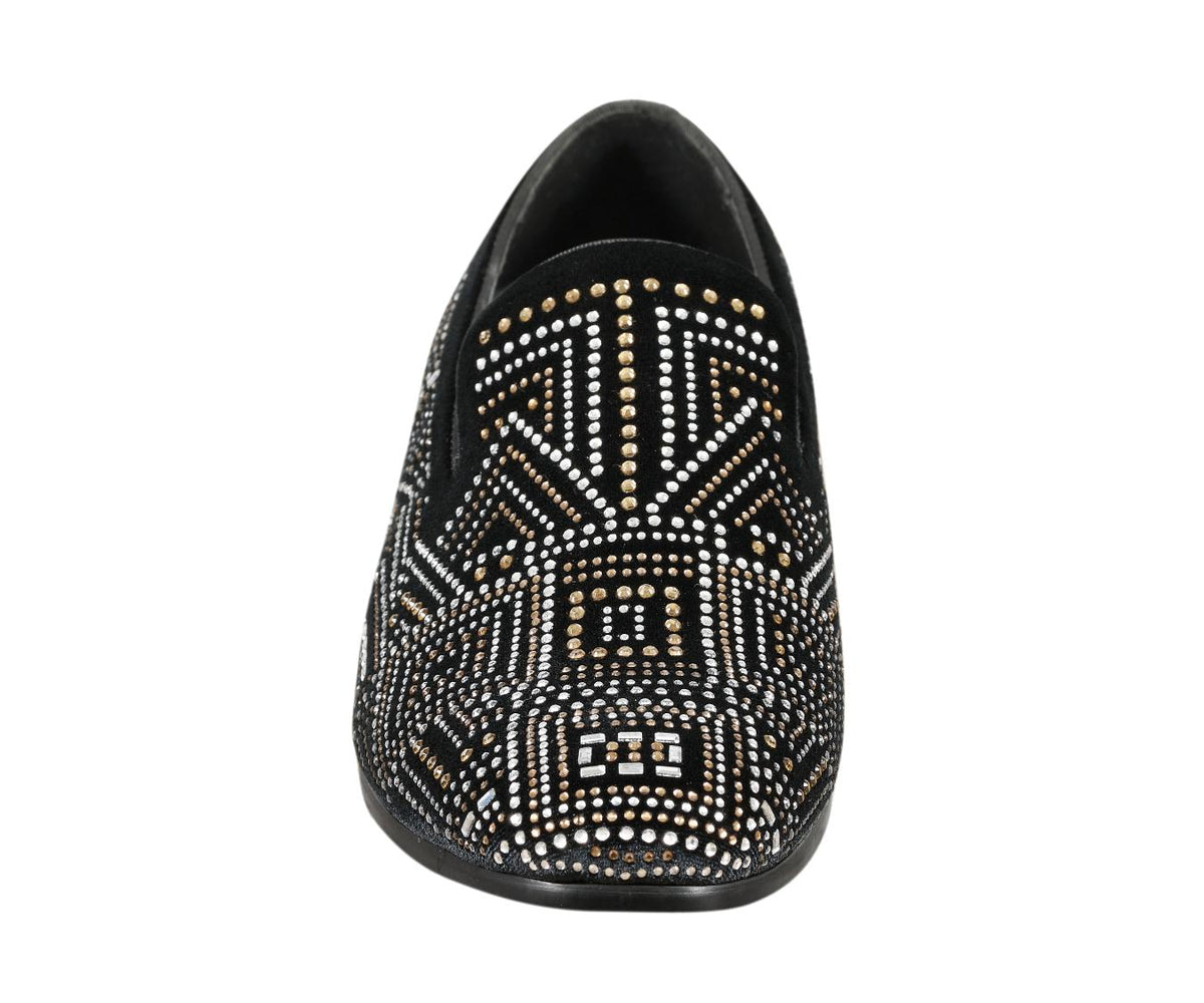 Amali Enzo Black Slippers — product view 5