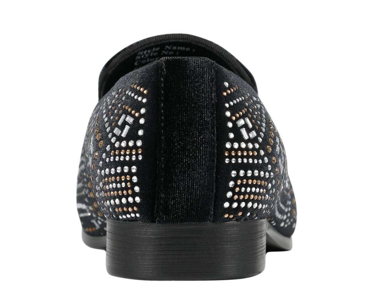 Amali Enzo Black Slippers — product view 6