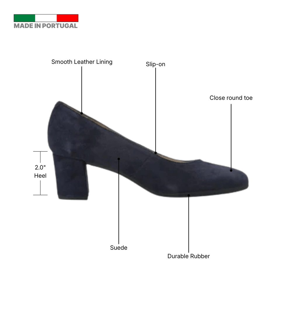 Eric Michael Abby Women’s Suede Slip-On Heel