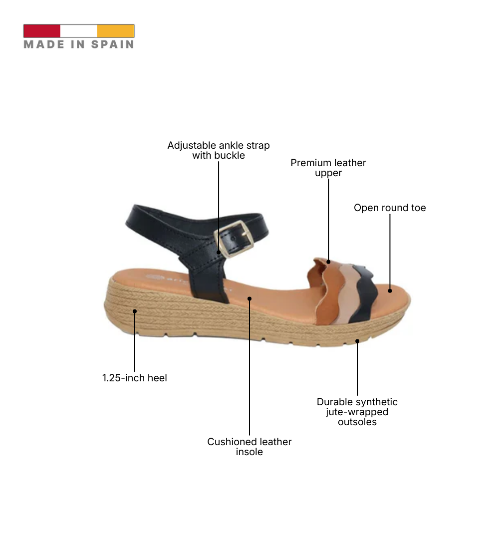 Eric Michael Balzano Multi-Strap Leather Espadril