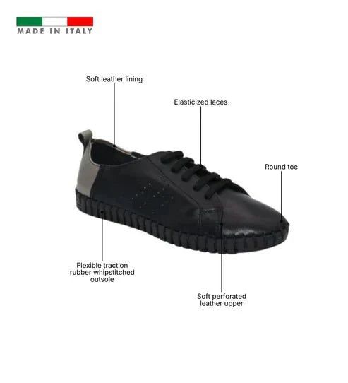 Eric Michael Brandie Women’s Perforated Leather Sneaker