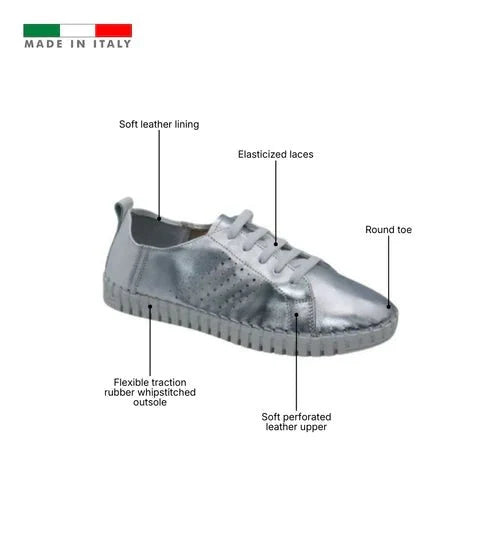 Eric Michael Brandie Women’s Perforated Leather Sneaker