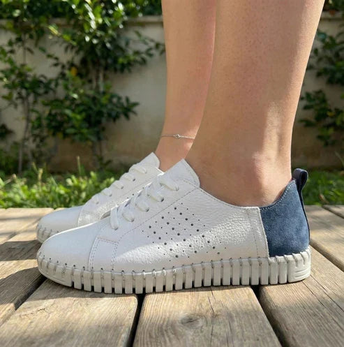 Eric Michael Brandie Women’s Perforated Leather Sneaker