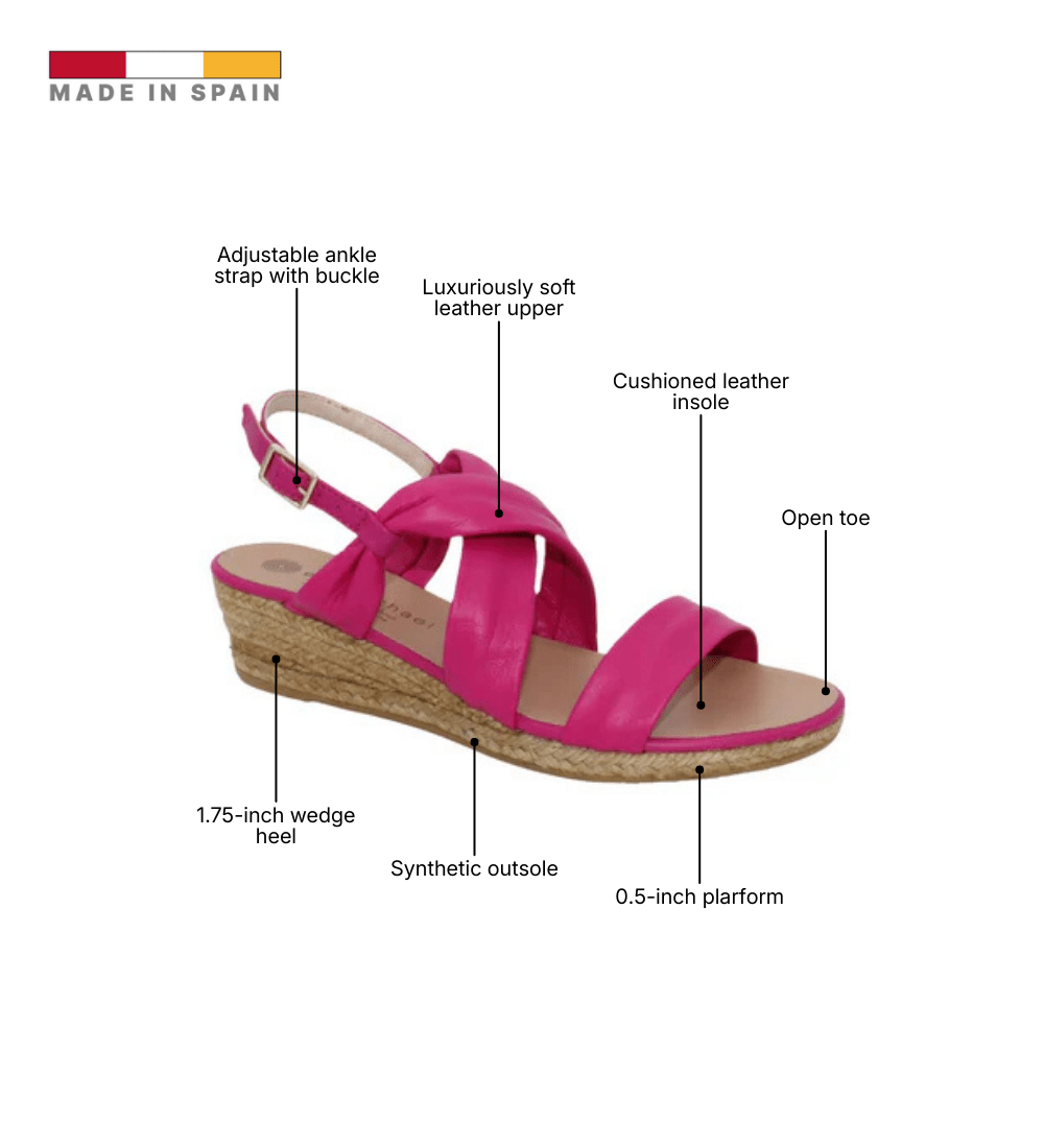 Eric Michael Coco Strappy Wedge Sandal