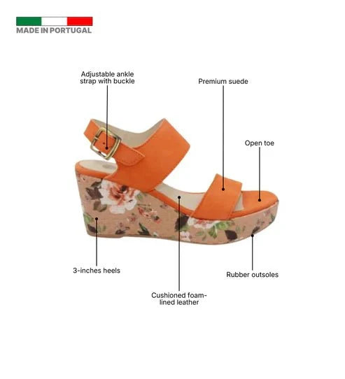 Eric Michael Crete Women’s Wedge Heel Sandal