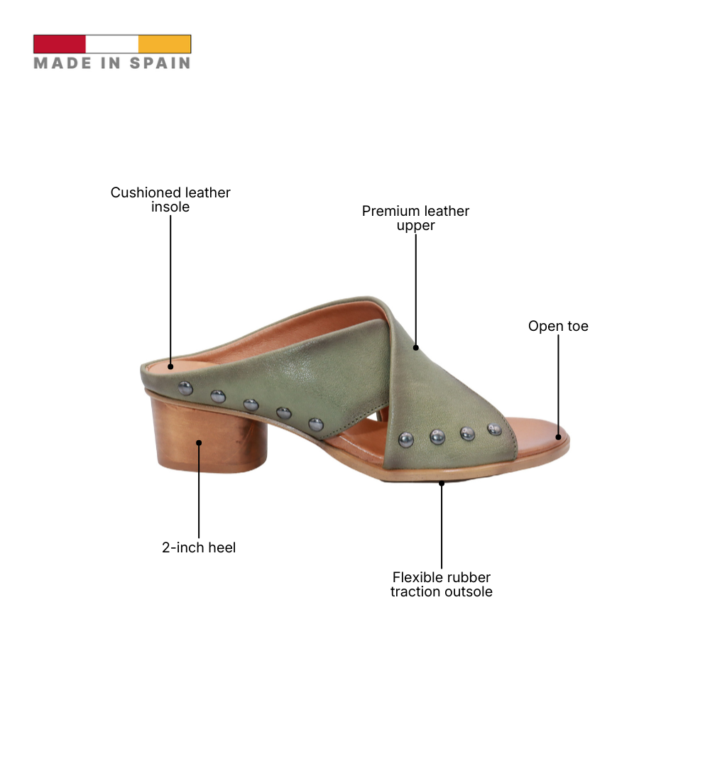 Eric Michael Hila Studded Crisscross Slide