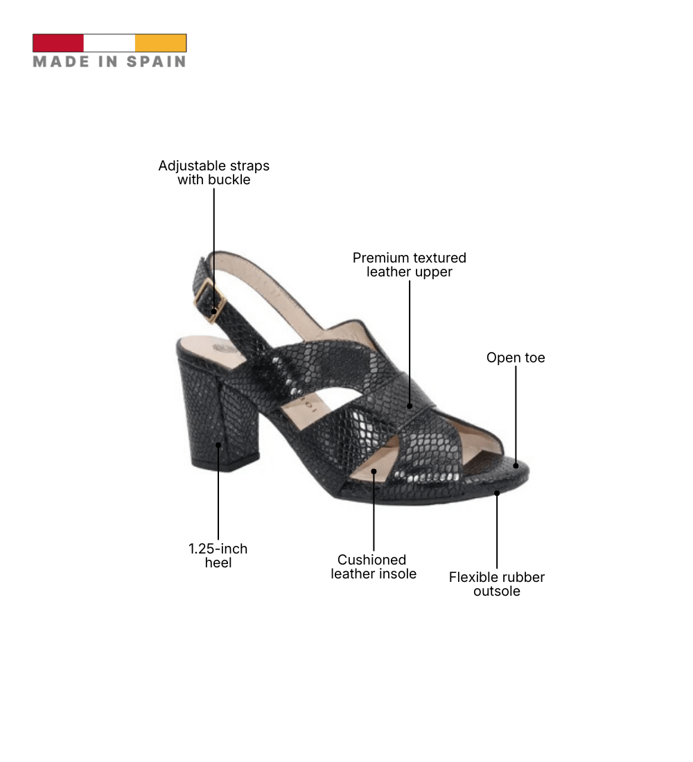 Eric Michael Lark Triple-Strap Adjustable Sandal
