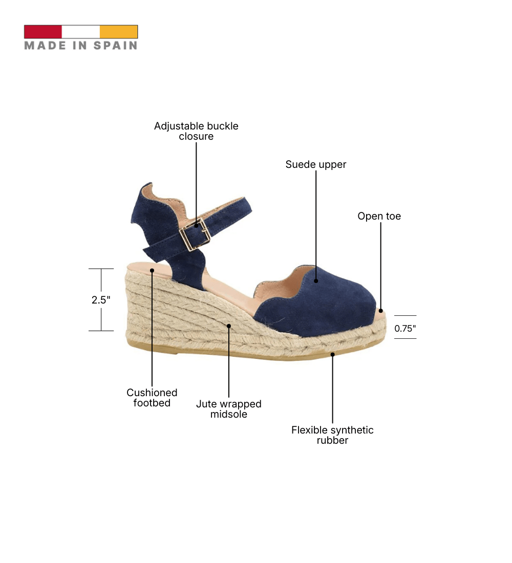Eric Michael Lupa Suede Wedge Sandal
