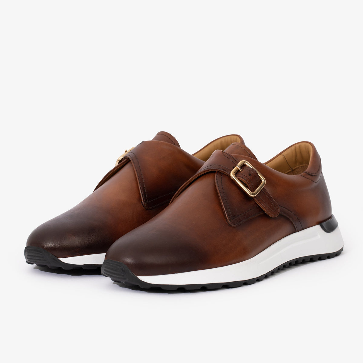 Vinci Leather The Torino Tan Leather Men Sneaker – product view 2