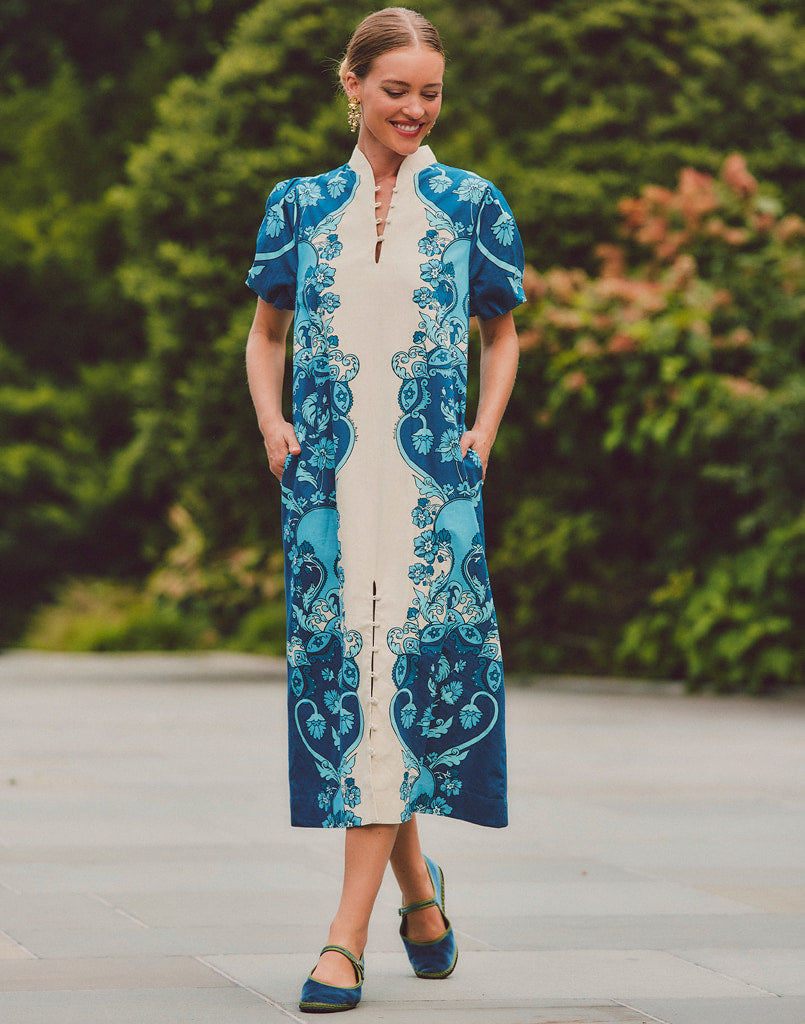 SantM Mestiza x SantM Mary Jane Furlane Blue – front view