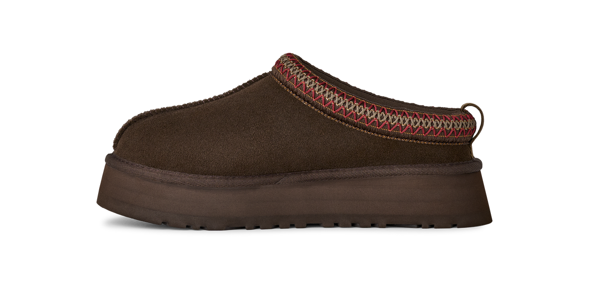 UGG Tazz II Womens Platform Slippers — Dusted Cocoa Suede