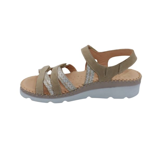 Fiesta Women’s Multi-Strap Leather Slingback Sandal