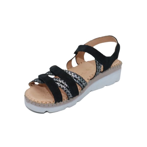 Fiesta Women’s Multi-Strap Leather Slingback Sandal