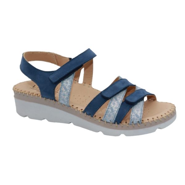 Fiesta Women’s Multi-Strap Leather Slingback Sandal