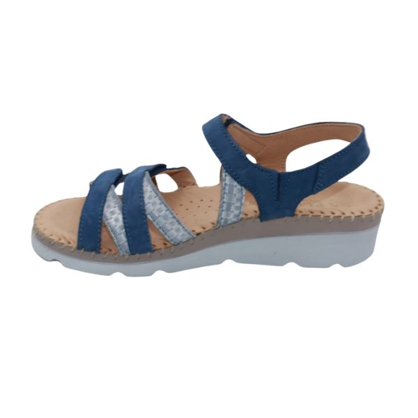 Fiesta Women’s Multi-Strap Leather Slingback Sandal