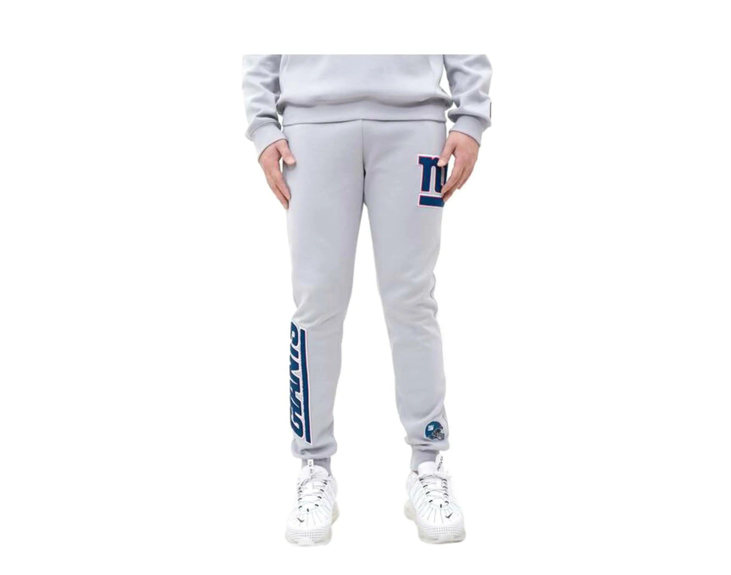 Pro Standard NFL New York Giants Logo Blended Men's Jogger Pants — Grey