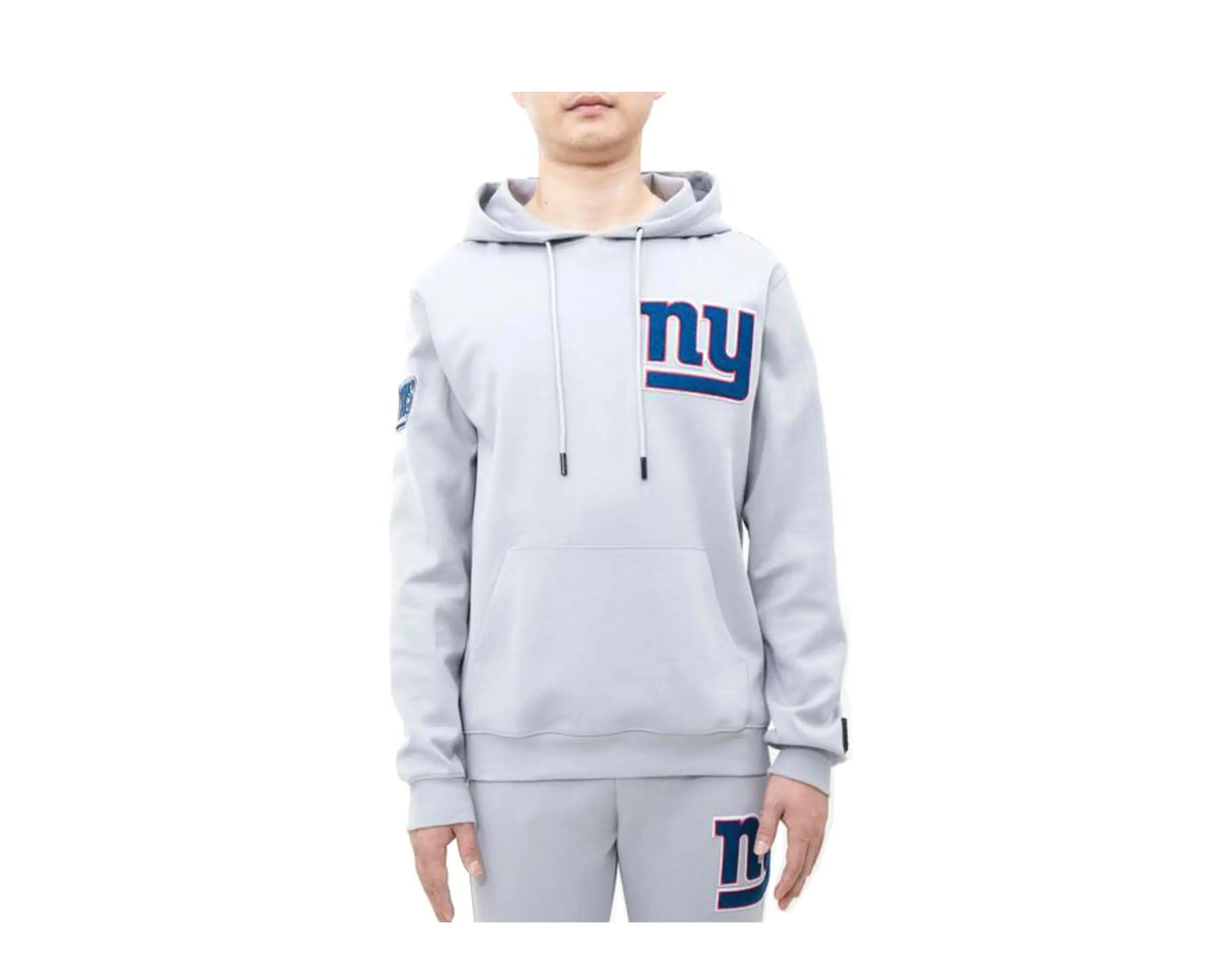 Pro Standard NFL New York Giants Logo Blended Men's Hoodie — Grey