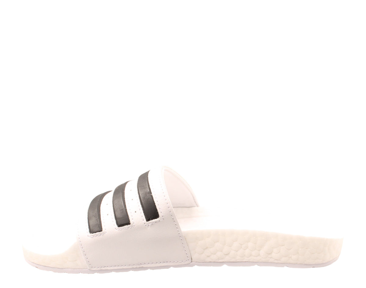 adidas Adilette Boost Slides — White/Black – product view 3