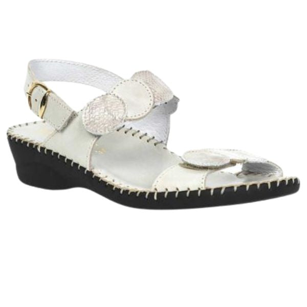 Fiora Mixed-Texture Slingback Sandal