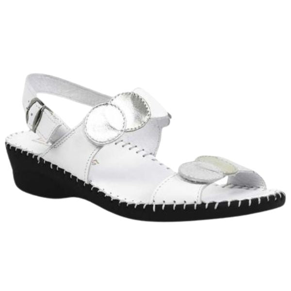 Fiora Mixed-Texture Slingback Sandal