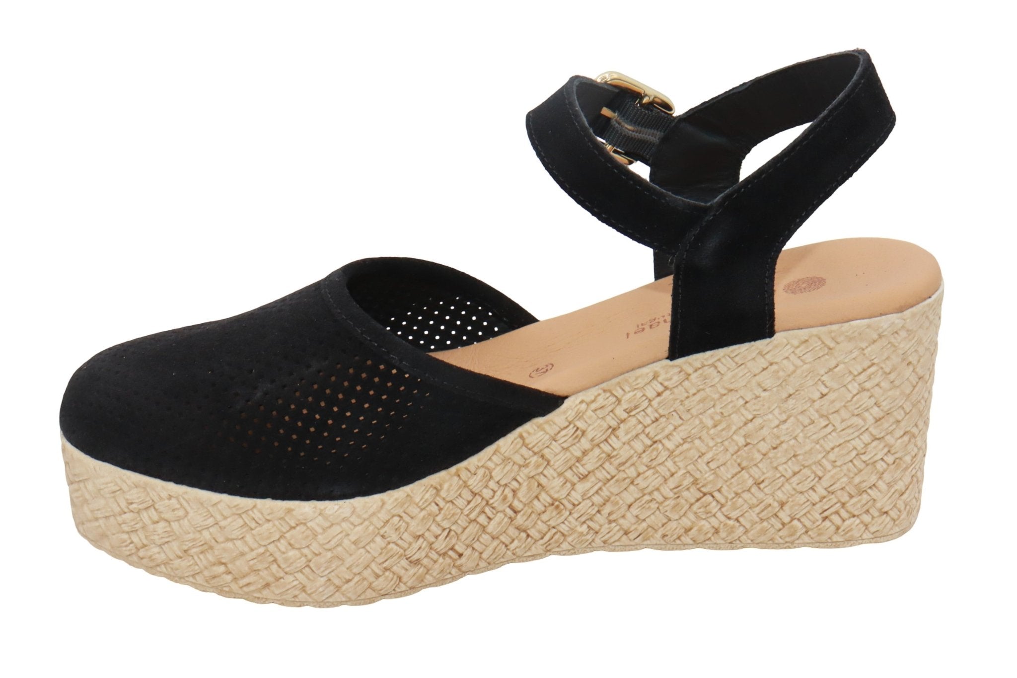 Eric Michael Forest Women’s Perforated Suede Wedge