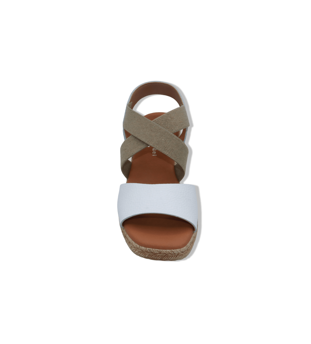 Eric Michael Foxy Jute Wedge Sandal