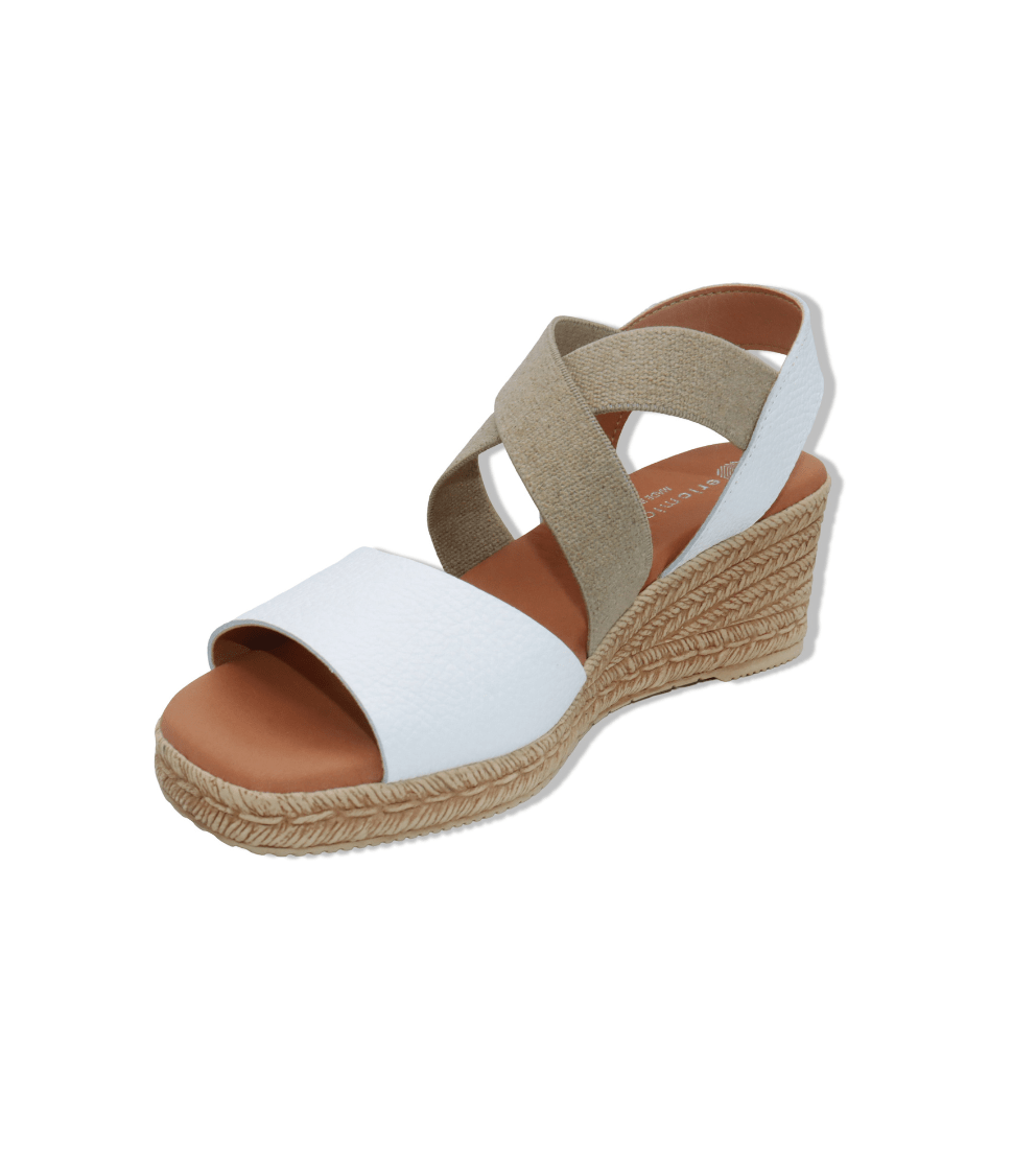 Eric Michael Foxy Jute Wedge Sandal