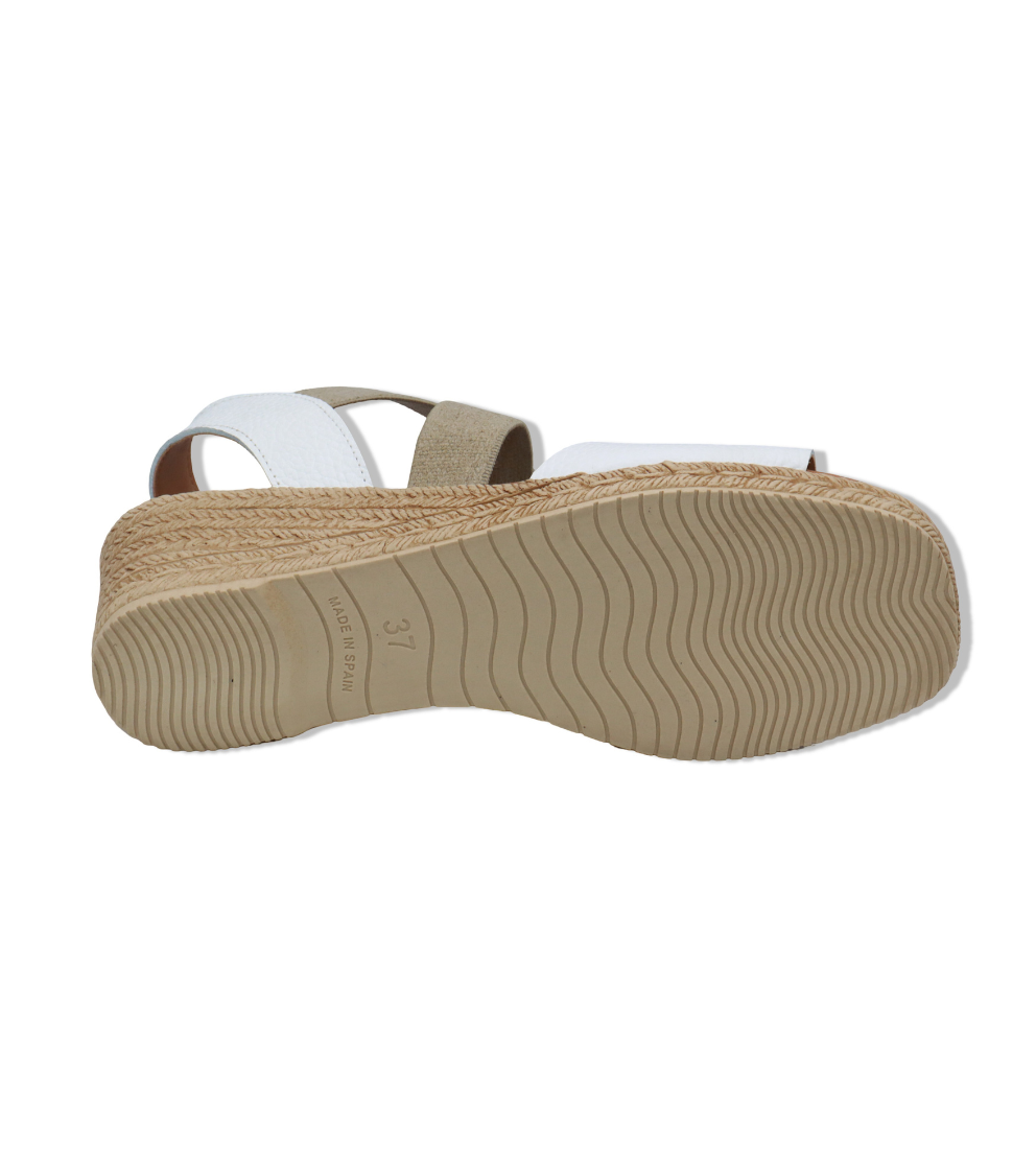 Eric Michael Foxy Jute Wedge Sandal