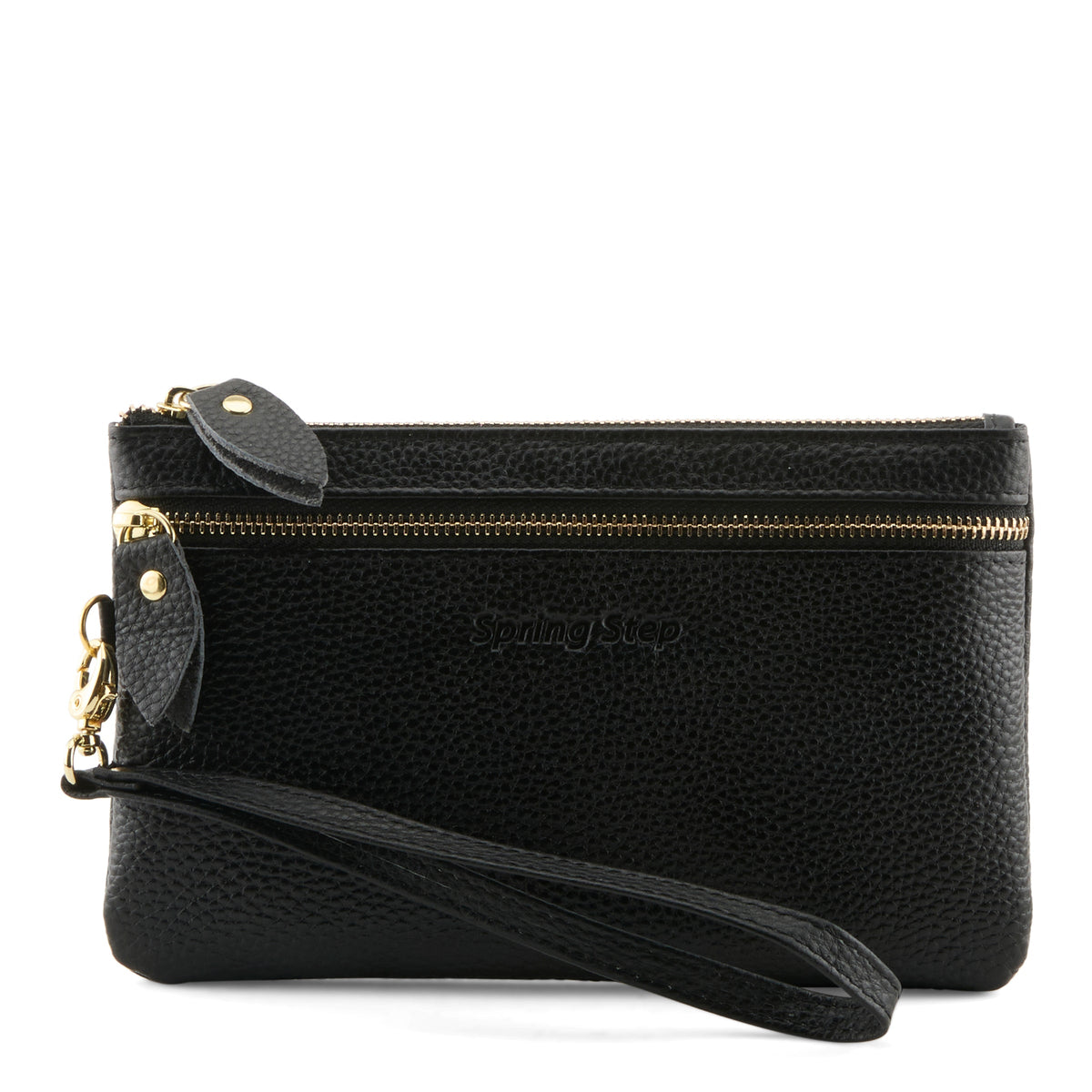 Spring Step Leather Wristlet — product view 1